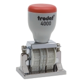 *** DISCONTINUED. Replaced by the 2910P0# line*** Trodat 4000-D Die Plate Dater