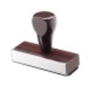 2 1/2&quot; Height Rubber Hand Stamps