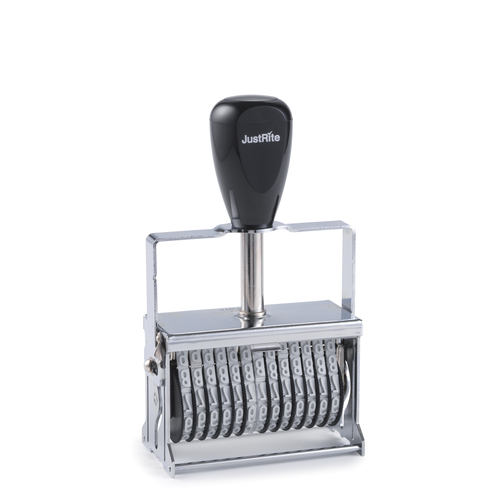 JustRite metal self-inking stamp SIN 3-13